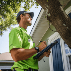 Tree Care Guides + Tree Service Info 3 Arbor Tech Estimator Evaluating Trees in Baton Rouge